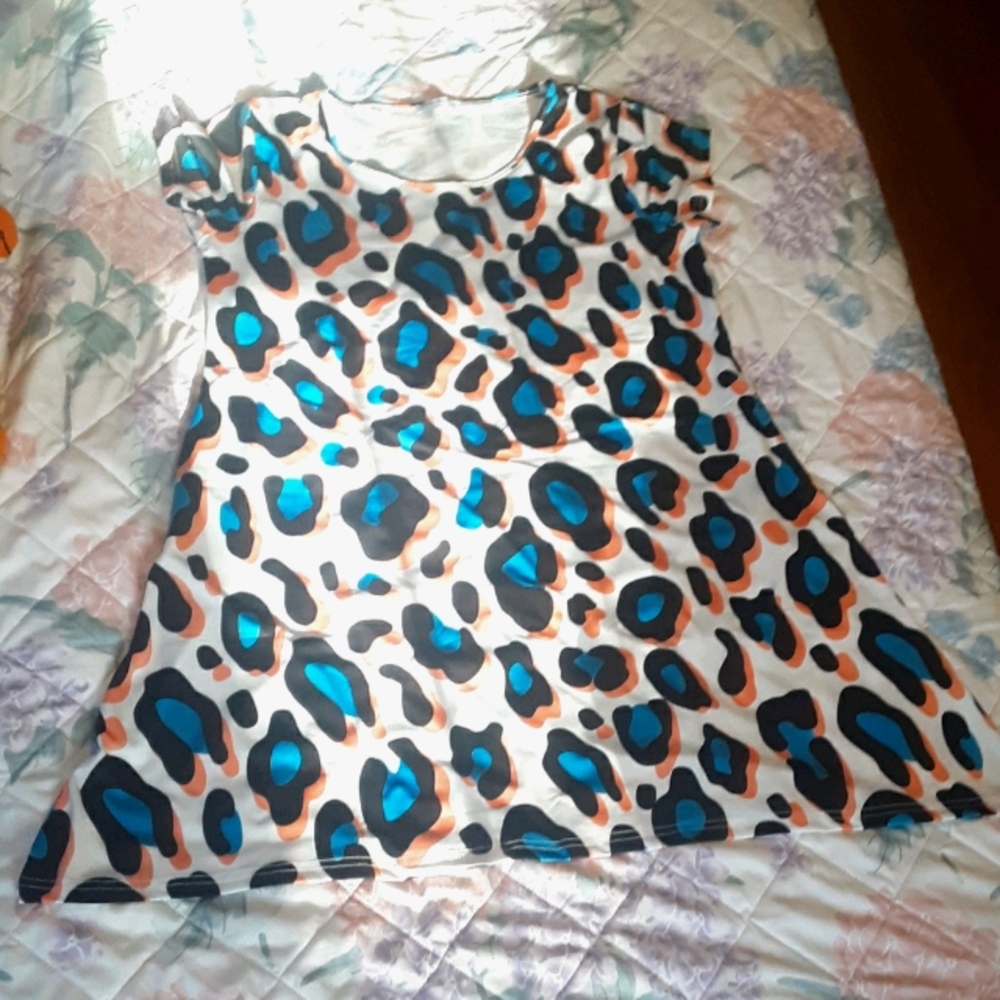 NWOT Beyond This Place Leopard Print Tunic